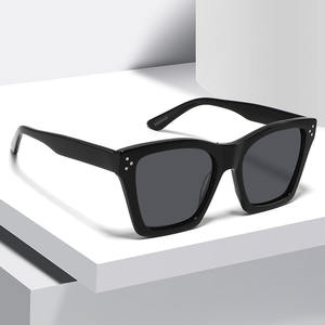 Gafas de Sol Mi Ding con Armazón Grande de Acetato, Unisex, Protección UV400, Polarizadas, Estilo Conducción, Lentes Negras TAC - Product Image 4