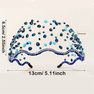 Fascia per <span class=keywords><strong>capelli</strong></span> di moda con perline in maglia Color argento con fascia per <span class=keywords><strong>capelli</strong></span> di lusso da sposa bella da sposa accessori per <span class=keywords><strong>capelli</strong></span> da <span class=keywords><strong>donna</strong></span> - Product Image 4