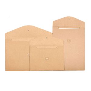 Best Price Custom Kraft Paper Portfolio Bag File Cover Bag A4 Kraft Paper File Bag With Customized Logo - Product Image 3