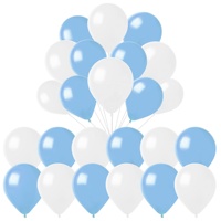Ballons en latex thème Argentine bleu clair et blanc pour la décoration du tournoi mondial de football – Vente en gros