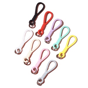 Đầy màu sắc dệt điện thoại di động dây buộc sáng tạo Keychain đầy màu sắc ngón tay vòng dây paracord - Product Image 1