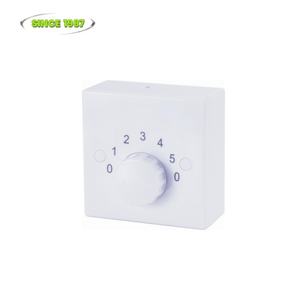 เครื่องควบคุมผนัง5สปีดพัดลมติดเพดาน ABS PP สวิตช์โรตารีปุ่มกดควบคุมทำด้วยวัสดุที่ดีที่สุด - Product Image 2