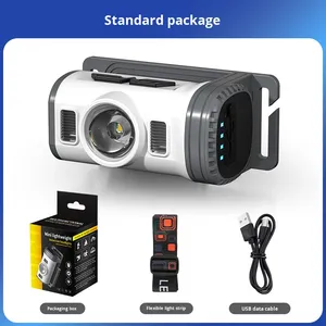 Rechargeable <b>LED</b> <b>Mini</b> Fishing Outdoor Hat Clip Brim Long-Life Lithium Battery Head-Mounted <b>Light</b> with Red Blue <b>Light</b> Sensor - Product Image 5