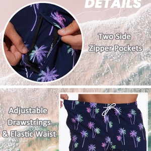 Shorts de Baño Estilo Retro Vintage, Trajes de Baño con Bolsillos, Bikinis Elegantes, Ropa de Playa - Product Image 3