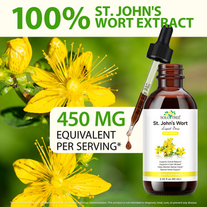 Натуральный экстракт зверобоя SOLOTREE, 100% натуральная добавка, успокаивающие жидкие капли из травы зверобоя. - Product Image 5