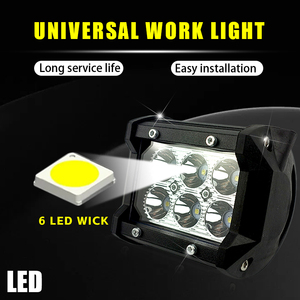Soporte universal <span class=keywords><strong>para</strong></span> enganche de remolque de coche con luz de trabajo LED de 18W, soporte <span class=keywords><strong>para</strong></span> faro antiniebla, luz de marcha atrás trasera, <span class=keywords><strong>para</strong></span> uso todoterreno en camiones - Product Image 4