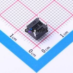 TSD001B04526A Tactile <b>Switch</b> Through hole Component (THT)-4P,6x6mm <b>Switch</b> Round Button 2.6N Through Hole 6mm - Product Image 2
