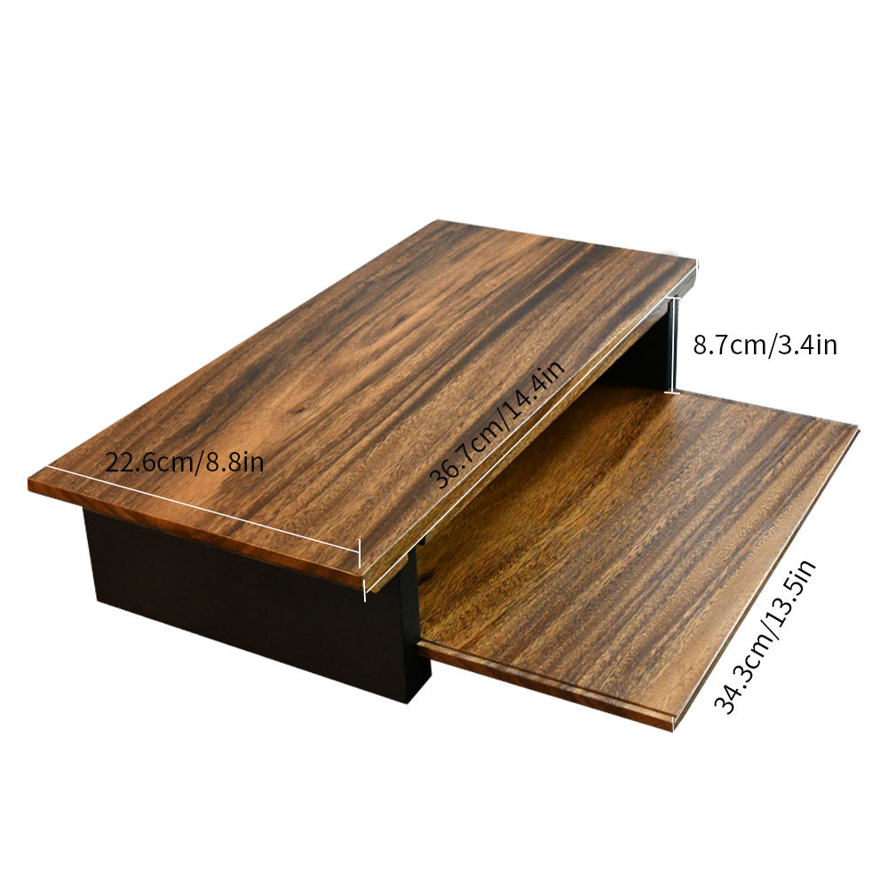 Natural&Black-Walnut wood