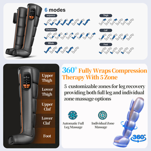 Mesin sistem terapi kompresi udara, sepatu bot pemulih pemijat kaki drainase limfatik, pompa DVT - Product Image 3