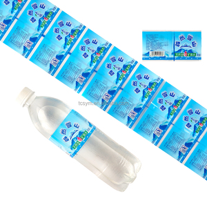 Miễn Phí Mẫu Tùy Chỉnh <span class=keywords><strong>Pet</strong></span>/PVC Thu Nhỏ Tay Áo Nhiệt Nhạy Cảm Thu Nhỏ Bọc Nhãn Cho Nước & Bia & Tequila Lon & Chai Bao Bì - Product Image 1