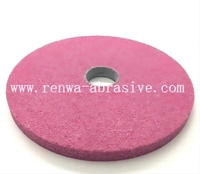Disque de meulage vitrifié en oxyde d'aluminium rose haute dureté RenWa, haute vitesse 35 m/s, haute résistance, OEM disponible, garantie 3 ans