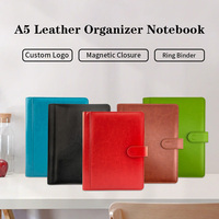 Organiseur en cuir PU personnalisable format A5 à feuilles mobiles pour voyage, bureau et affaires – Vente en gros