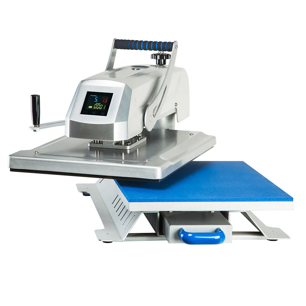 Máquina de impresión de transferencia de Prensa digital, plancha plana de gran tamaño con calor de diferentes colores, 40x60, barata