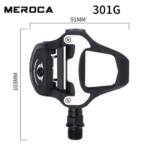 Pédales de vélo de route ultralégères MEROCA en nylon, pédales à <span class=keywords><strong>clip</strong></span> autobloquantes, pédales de vélo de course compatibles LOOK, pièces de vélo - Product Image 3