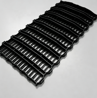 Grille de drainage pour litière d'élevage porcin et avicole, pour la collecte des déchets et l'évacuation du fumier en gros