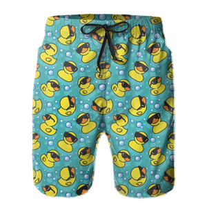 Nouveaux shorts de plage pour hommes de haute qualité, imprimés par transfert thermique, solides, à séchage rapide, avec cordon de serrage, en polyester tricoté 220g - Product Image 1