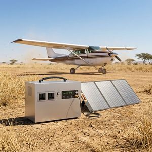 Station d'alimentation portable tout-en-un D1200, générateur solaire 1200W, prise personnalisée, onde sinusoïdale pure, kit double tension - Product Image 3