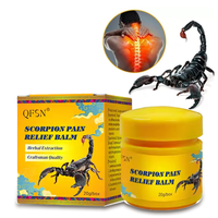 Pommade Chauffante de Massage Contre les Douleurs Dorsales OEM/ODM, Crème Chinoise à Base de Plantes pour les Douleurs Musculaires et Articulaires, Baume au Scorpion