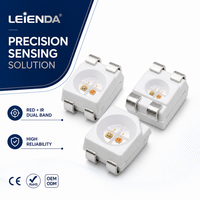 Diode LED SMD 3528 infrarouge rouge 630nm 940nm à double puce pour casque de croissance capillaire et source de lumière pour traitement du cuir chevelu