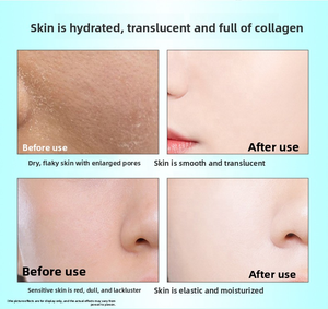 Vente en gros d'usine Sérum d'acide hyaluronique de collagène hydrolysé Masque en feuille de film de collagène soluble pour le visage et le corps - Product Image 6