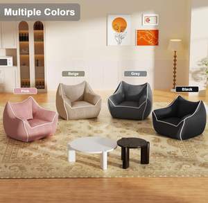 <span class=keywords><strong>Canapé</strong></span> pouf carré surdimensionné confortable en gros avec rembourrage en éponge, design moderne pour appartement, chambre à coucher, salon - Product Image 6