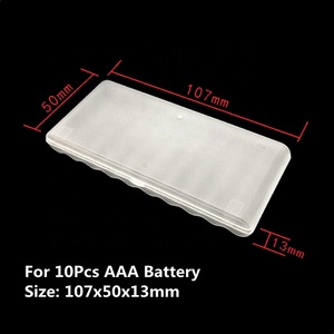 Bán buôn xách tay cứng nhựa tổ chức hộp PP Pin lưu trữ container trường hợp cho AAA/AA/18650 pin phụ kiện - Product Image 4