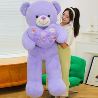 Ours en peluche très populaire, poupée ours en peluche en coton PP, grande taille, vente en gros, cadeau pour la Saint-Valentin et la fête des Mères