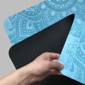 مخصص اليوغا تصميم مختبر إنفينيتي 5 مللي متر سميكة ماندالا نمط بو سجادة يوغا مطاطية الطبيعي - Product Image 6