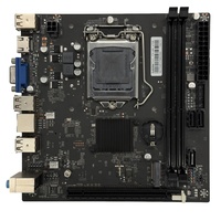 GEEKTEC ITX H61 Desktop Motherboard DDR3 16GB RAM LGA 1155 Socket 2/3 Gen Core I3/i5/i7 CPU M.2 SATA Ports