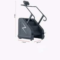 Máquina Eléctrica de Escalada para Ejercicio de Cuerpo Completo en Interiores, con Resistencia Ajustable, Contador de Datos HD y Base Antideslizante Grande
