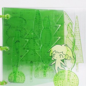 Acrylic Loose Leaf <b>Notebook</b> Pendants Transparent <b>Binder</b> Pages Diy Craft Photo Album Decorative Anime Star Materials - Product Image 3