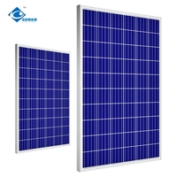 Chargeur portatif extérieur de panneau solaire 18V Panneau solaire stratifié par verre ZW-150W-18V Panneaux solaires photovoltaïques de cadre en aluminium de 150W