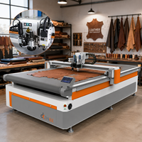 Automatische oscillerende vibrerende messen snijmachine voor het snijden van kunstleer, PU, PVC leer en bekleding voor banken