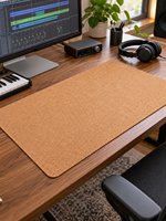 Tapis de bureau en liège pour designers, tapis de dessin, tapis de table naturel, antidérapant, imperméable, tapis de travail créatif