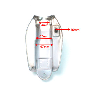 Réservoir de carburant en acier inoxydable avec <span class=keywords><strong>autocollant</strong></span> avec capuchon avec interrupteur pour Honda <span class=keywords><strong>50CC</strong></span> Mini Trail Z50 Z50A Z50J Z50R Monkey Bike - Product Image 6