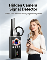 Détecteur de signal RF K88, détecteur de caméra cachée, détecteur de traceur GPS magnétique, dispositif de sécurité portable pour hôtel, maison, voiture