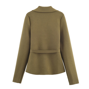 KAR&OT ZA 2025 Nuovo Arrivo Invernale Cardigan in Maglia con Cintura per Donna - Stile Snellente ed Elegante 4192151 4192150 - Product Image 2