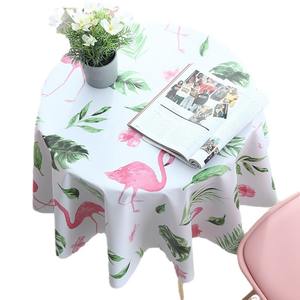 Hap Customized Solid Color Checkered Pvc <b>Round</b> <b>Tablecloth</b> For Home Use Waterproof Oil Proof Washable Heat Resistant - Product Image 3
