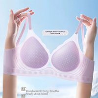 Soutiens-gorge pour femmes personnalisables en stock, frais et respirants, sans armatures, sous-vêtements sans couture en gelée collante