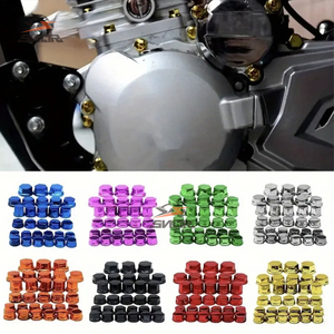 SNOR Leocar Kit de capuchons de vis décoratifs en plastique chromé pour Yamaha Air Blade 1 Accessoires <span class=keywords><strong>moto</strong></span> - Product Image 4