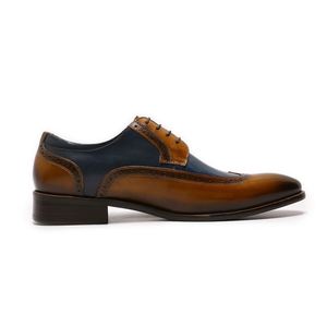Zapatos Oxford Casuales de Hombre con Cordones, Diseño Italiano, Cuero Genuino, Nueva Moda - Product Image 6