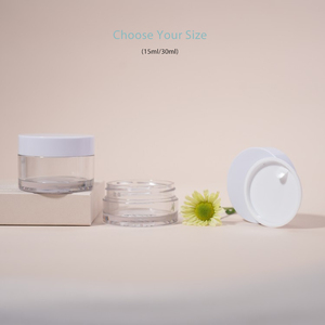 Hũ đựng mỹ phẩm nhựa PET nhỏ, tùy chỉnh, 15g 30g 15ml 30ml, thành dày, dùng cho kem dưỡng mắt, mặt - Product Image 2
