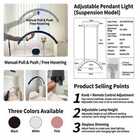Lámpara Colgante LED de Arco, Media Luna Dorada, de Grado Comercial, Decorativa, para Salón de Belleza, Tratamientos y Estética