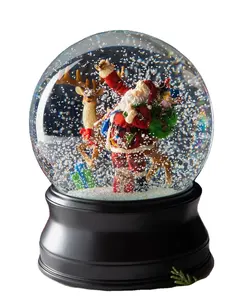 Стеклянная чашка для Хэллоуина с логотипом на заказ, фоторамка, купол в виде снежного шара с высококачественным сувениром, Снежный водяной шар