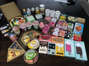 Cmax हॉट सेलिंग सबलिमिनेशन कस्टम प्रिंट विशेष पैकेजिंग पिज्जा बॉक्स टैको सुशी मज़ेदार क्रू महिला पुरुष मोजे - Product Image 6