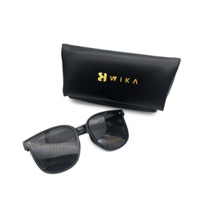 Tùy chỉnh kính PU Bao bì sang trọng biểu tượng tùy chỉnh kính mát da trường hợp du lịch Shades hộp Tổ chức Pouch trường hợp - Product Image 4