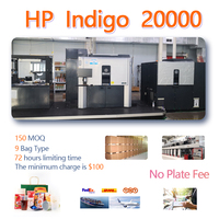 Sacs refermables holographiques à paillettes avec logo personnalisé Minfly, résistants aux odeurs, en mylar plastique, impression numérique, pour chewing-gum et sushi