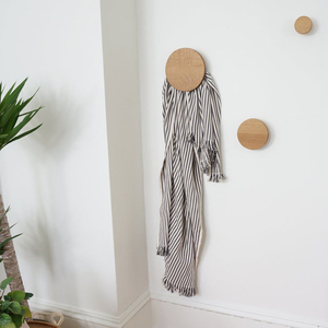 Vòng Gỗ Knob Tường Móc Handmade Rắn Gỗ Móc Áo Gỗ Tự Làm Thủ Công - Product Image 4