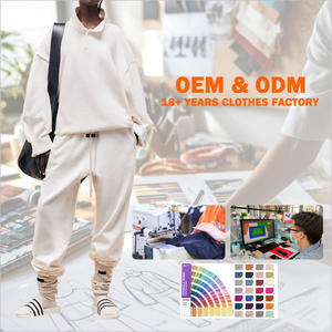 Private Label Tracksuit Manufacturer <b>Oversize</b> Casual Crew Neck Sweatshirt <b>Jogger</b> Pants 2 Piece Set Tracksuit - Product Image 1