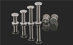 M5 * 4/6/8/1120mm Chicago tornillo Snap Rivet Book Butt tornillo M4 rosca interior OD5mm <span class=keywords><strong>álbum</strong></span> <span class=keywords><strong>de</strong></span> fotos tornillos <span class=keywords><strong>de</strong></span> poste <span class=keywords><strong>de</strong></span> encuadernación - Product Image 3